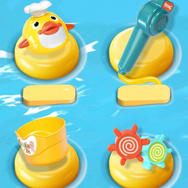 Gioco da bagno con mulinello e tazze traboccanti woopie baby