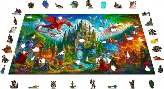 Puzzle in legno Fantasy Castello