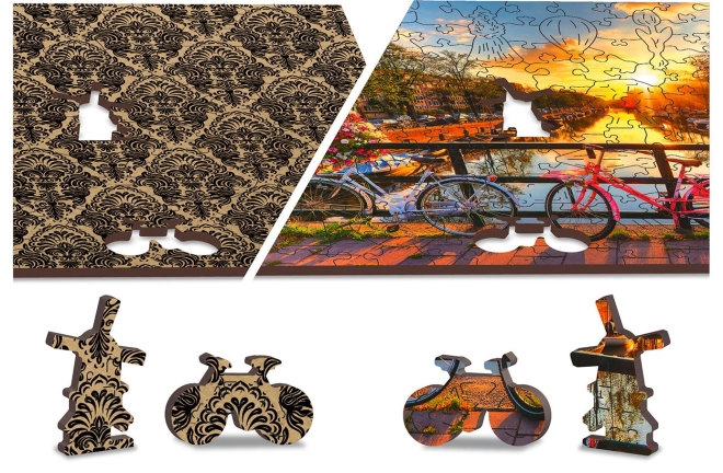Puzzle bifacciale