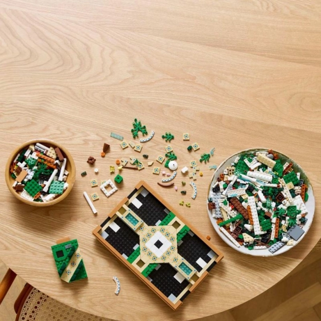 Fontana da giardino LEGO per adulti