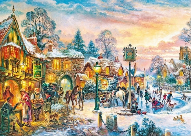 Puzzle Tramonto invernale 1000 pezzi