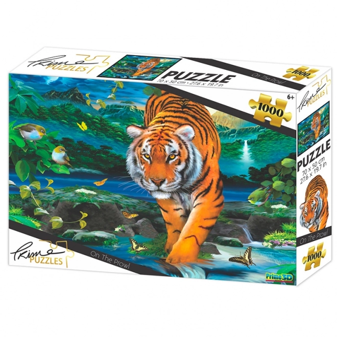 Puzzle Tigre A Caccia 1000 Pezzi