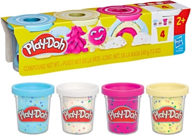 Play-Doh set con barattoli e coriandoli