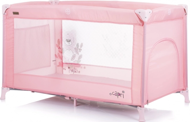 Lettino da viaggio Chipolino Capri Rose Water – Acqua di Rose