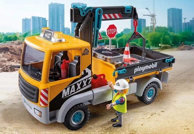 Playmobil Camion da Costruzione con Gru