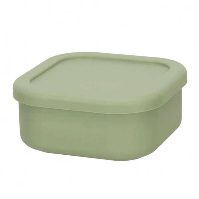 Set piatti in silicone per bambini verde