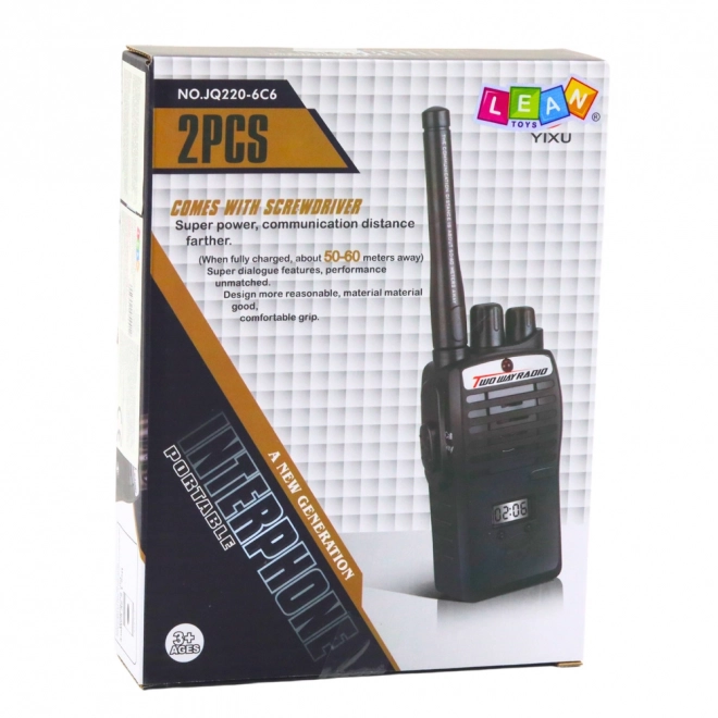 Set Walkie Talkie per bambini con portata di 50-60 m