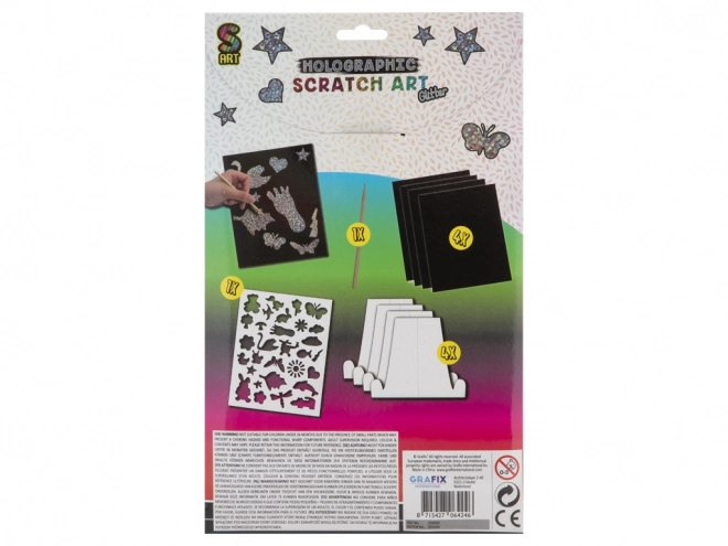 Disegno da grattare scintillante