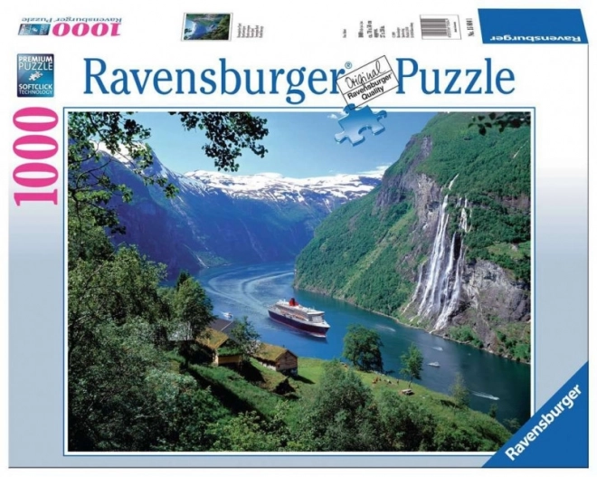 Puzzle Ravensburger Fiordo Norvegese 1000 Pezzi