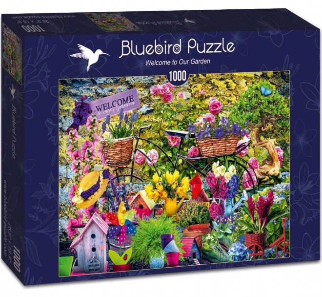 Puzzle Benvenuto nel nostro Giardino 1000 Pezzi