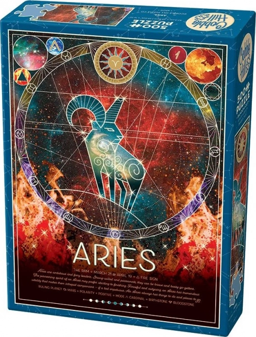 Puzzle segno zodiacale: Ariete 500 pezzi