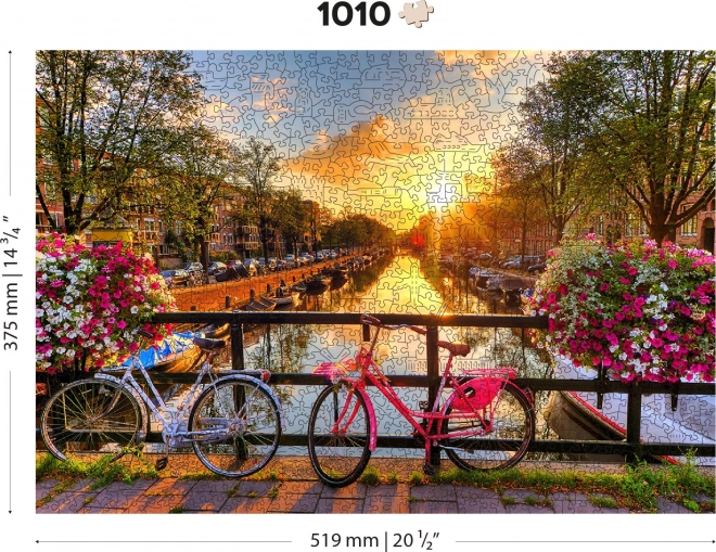 Puzzle in legno città di Amsterdam