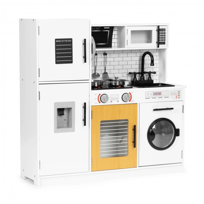 Grande cucina in legno per bambini con suoni e luci di ECOTOYS