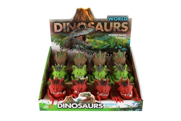 Burattino Dinosauro in Silicone per Dita