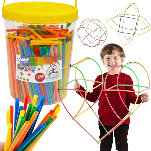 Woopie Costruzioni di Cannucce Colorate 1000 pezzi
