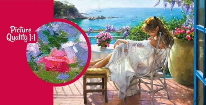 Puzzle Bella e il mare blu 2000 pezzi