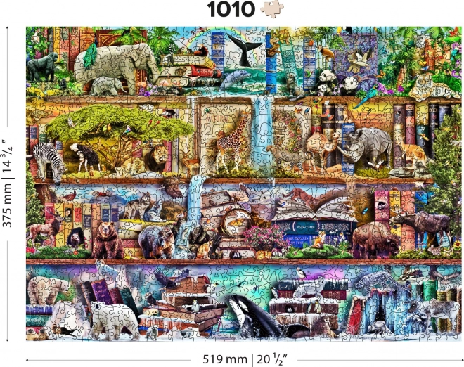 Puzzle in legno Mondo straordinario degli animali 1010 pezzi