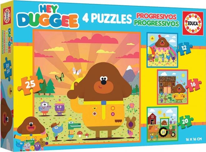 Puzzle EDUCA Hey Duggee 4 in 1