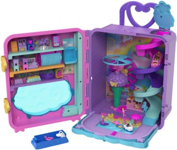 Polly Pocket resort vacanze nel carrellino Roll Away