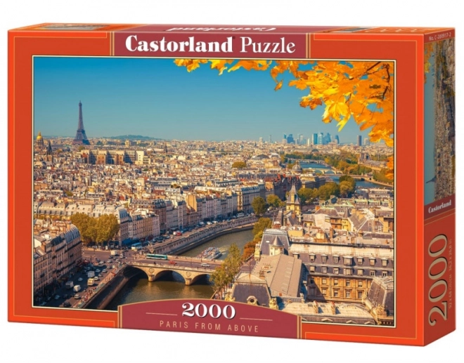 Puzzle 2000 pezzi Parigi dall'alto