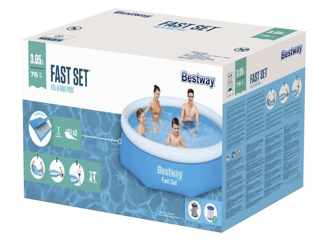 Piscina da Giardino Bestway 305 x 76 cm Set 9 in 1