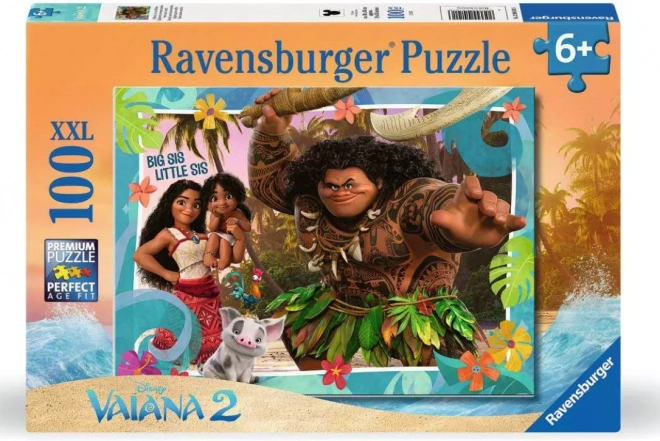 Puzzle XXL 100 pezzi Vaiana 2