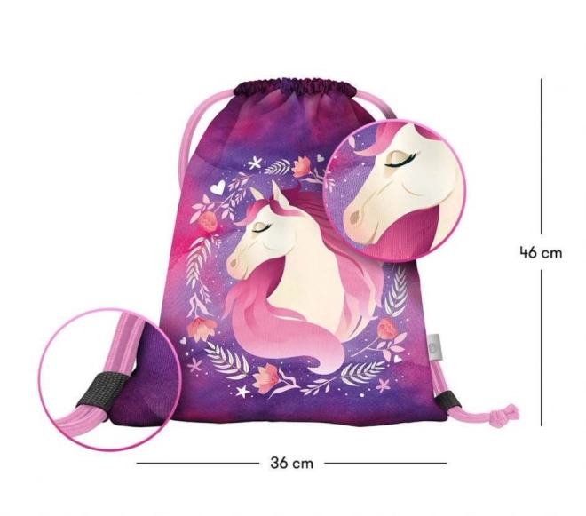 Set scuola ergonomico 5 pezzi Cavallo