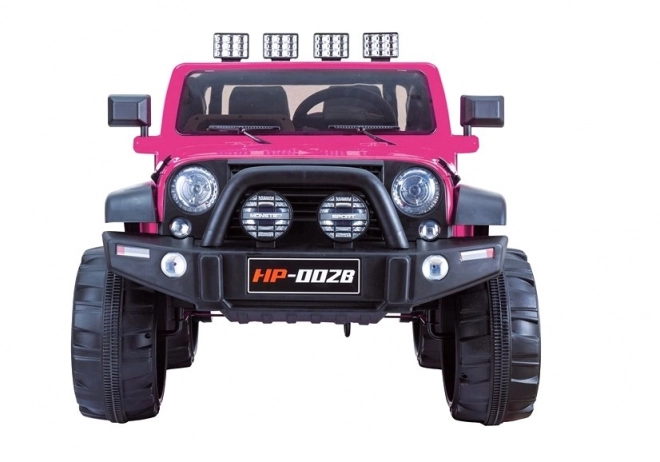 Auto elettrico per bambini Jeep rosa