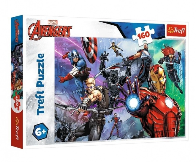 Puzzle 160 pezzi sempre pronti eroi Marvel Avengers