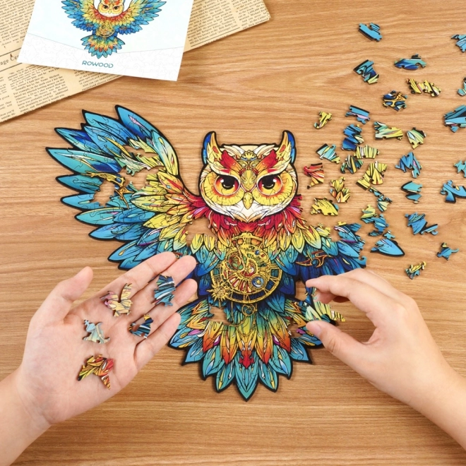 Puzzle in legno Gufo RoboTime