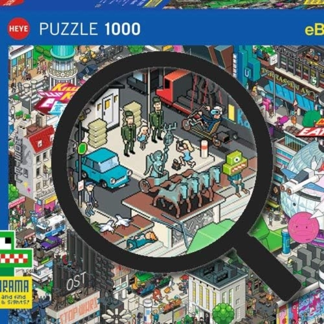 Puzzle Pixorama: Caccia a Berlino 1000 pezzi