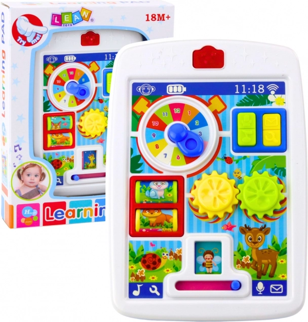 Tablet educativo interattivo per bambini con luci e suoni