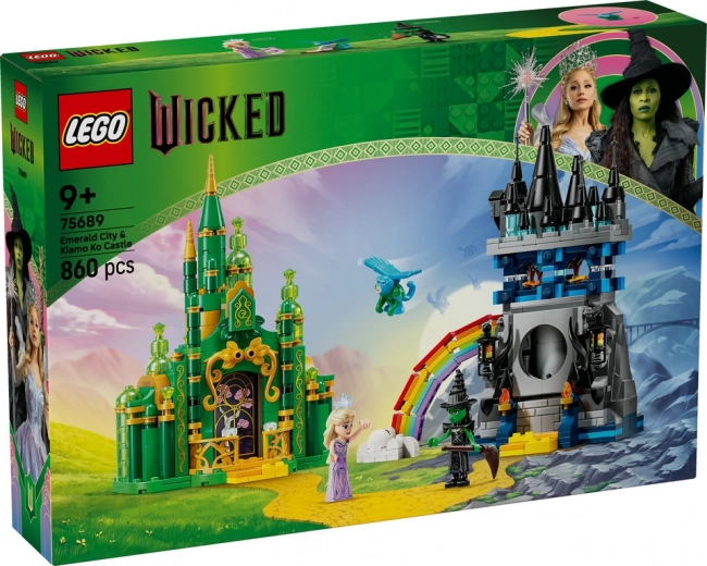 Lego Wicked: la Città di Smeraldo e il castello di Kiamo Ko set di costruzione