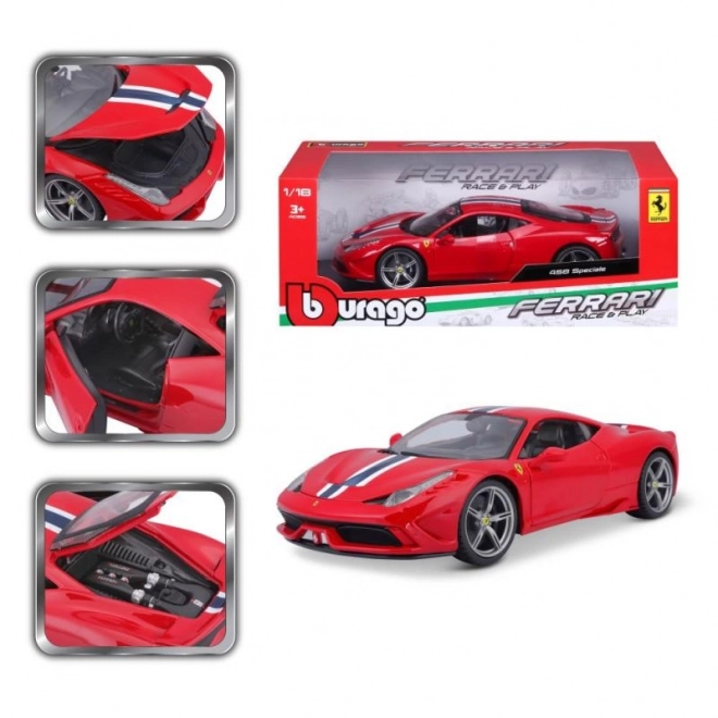 Modellino Ferrari 458 Speciale di Bburago