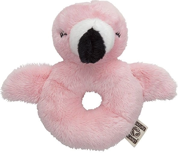 Nature Planet sonaglio in peluche fenicottero