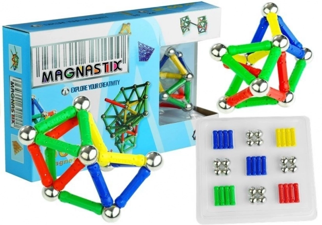 Blocchi magnetici colorati 60 pezzi