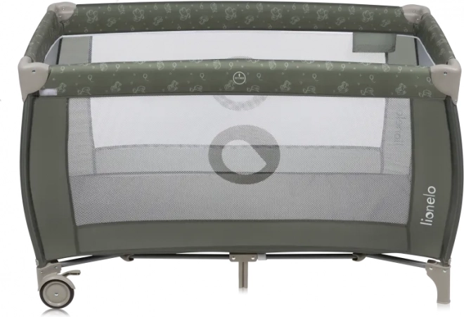Lettino da viaggio Lionelo Sven Plus Beige Olive