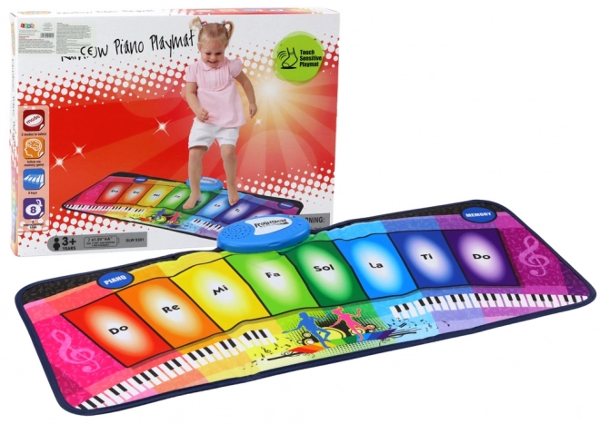 Tappeto Musicale Educativo Piano Arcobaleno