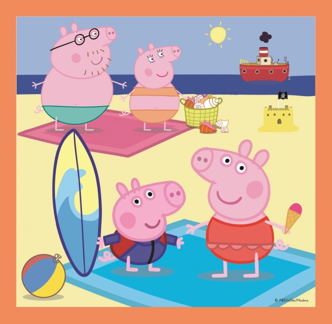 Puzzle Peppa Pig: Idee Fantastici 3 in 1 di Trefl