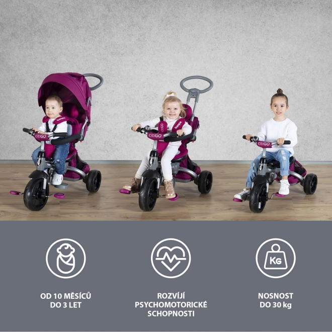 Triciclo per bambini Pearl Grey