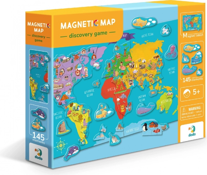 Gioco Magnetico Mappa del Mondo