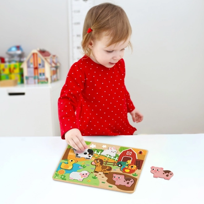 Puzzle ad incastro Fattoria per bambini di 2Kids Toys