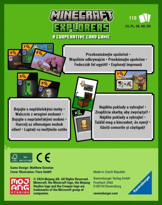 Minecraft Explorers - Gioco di Carte Avventura