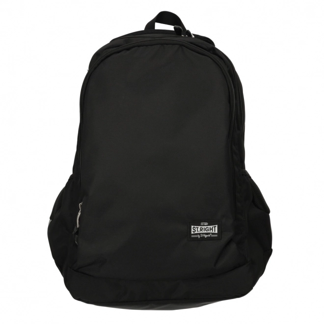 Zaino scuola giovanile tre scomparti St. Right 25L nero