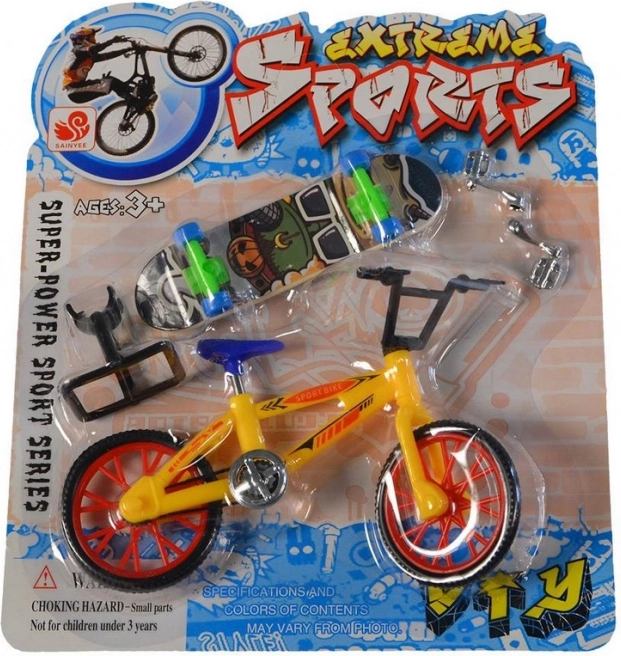Fingerboard con bicicletta BMX