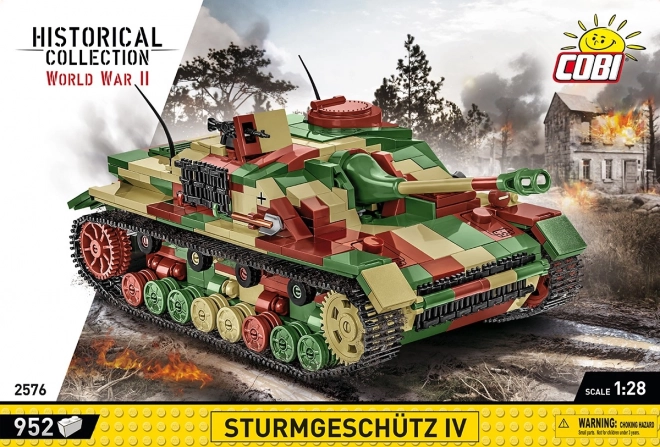 Modello Sturmgeschutz IV II Guerra Mondiale in Scala 1:28