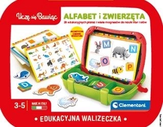 Valigetta magnetica educativa Alfabeto e animali Clementoni
