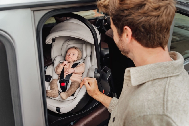 seggiolino auto Baby-Safe Pro con base Vario Lux grigio lino