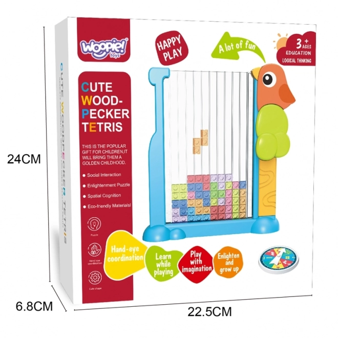 Gioco educativo Woopie Tetris blocchi colorati