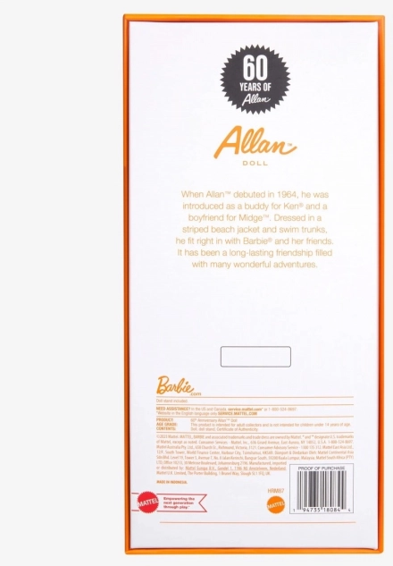 Bambola da Collezione Barbie Allan per il 60° Anniversario